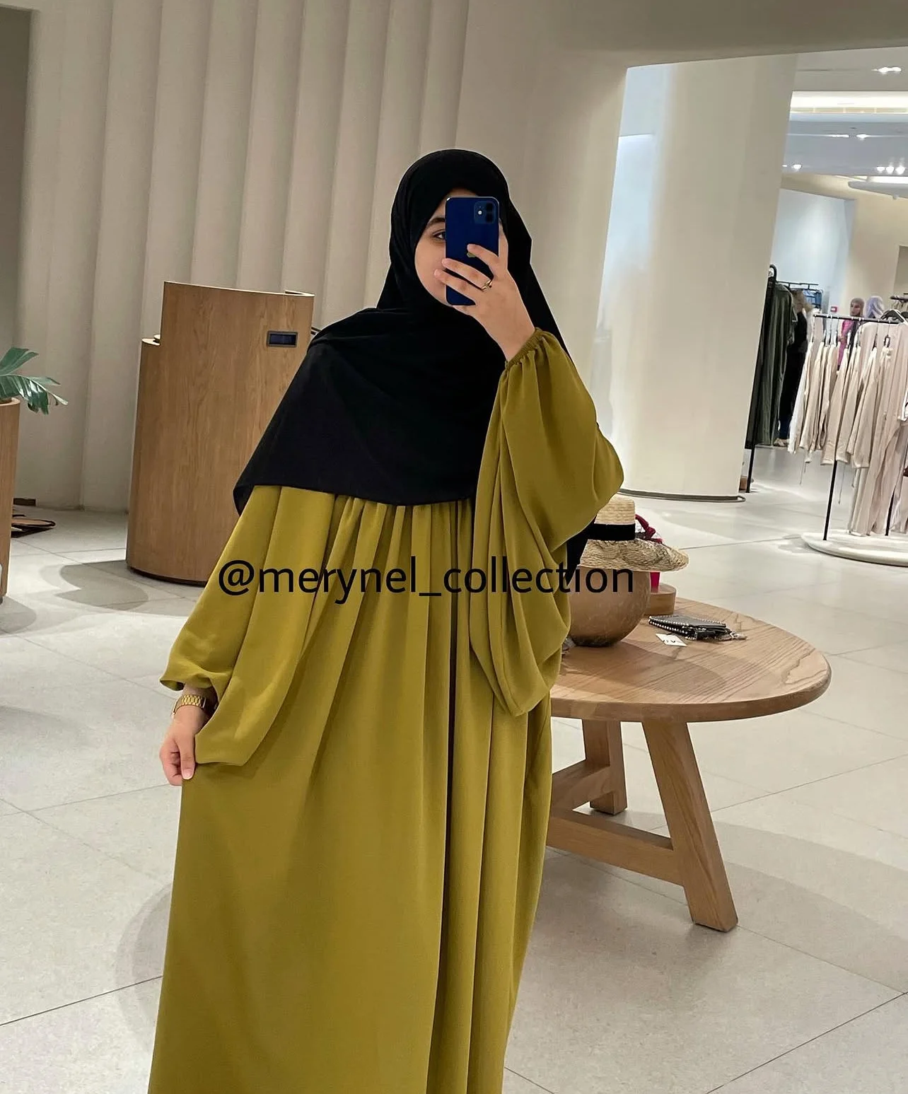 Hijab faracha vert kaki 