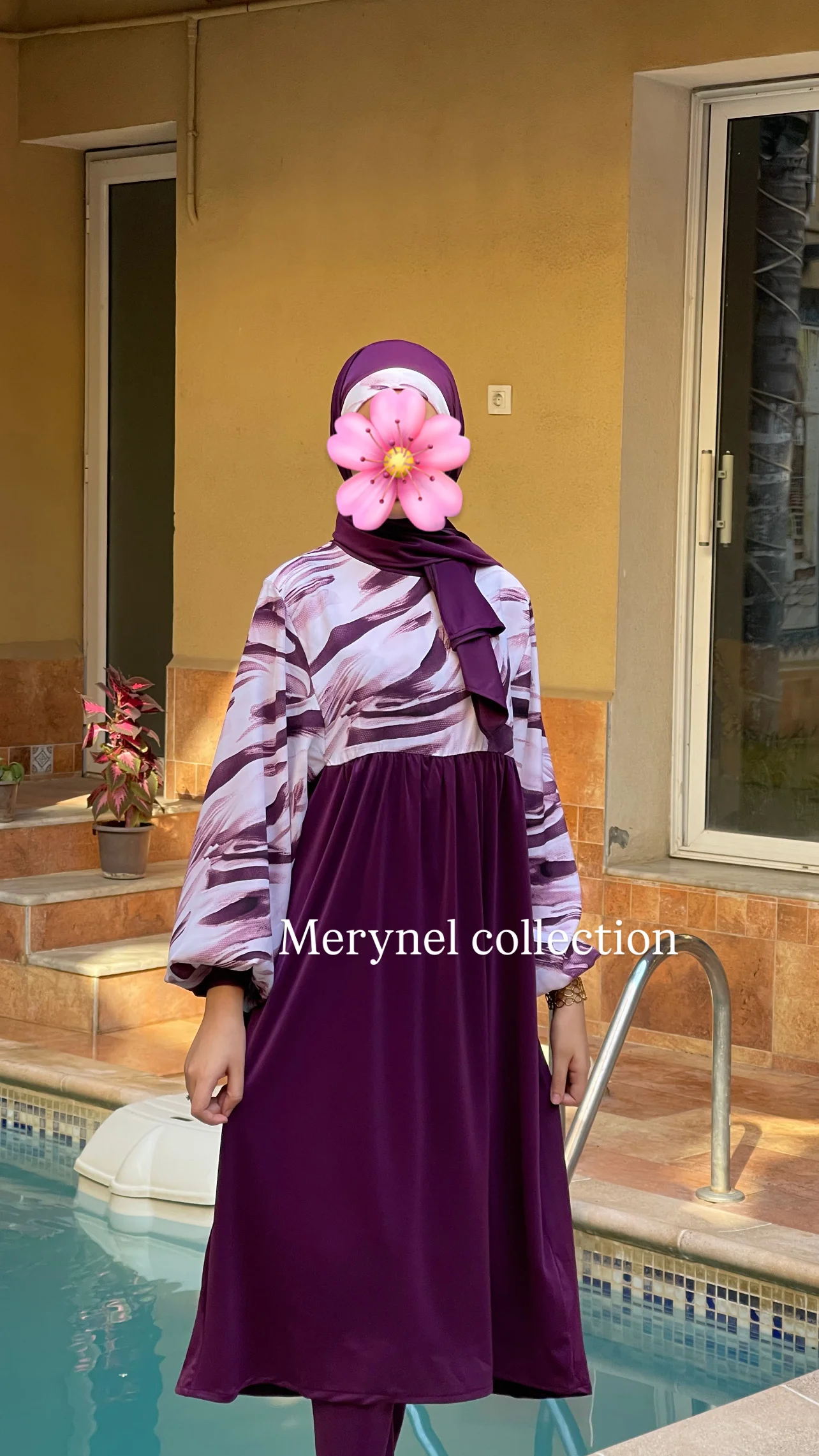BURKINI AUBERGINE 